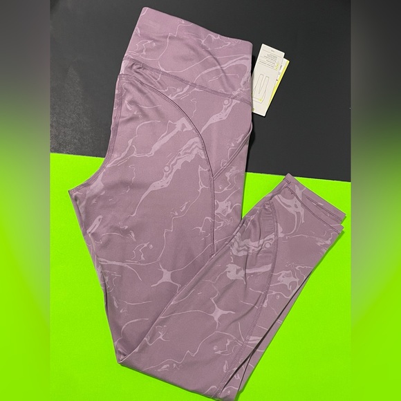 NWT Women's Flex High Rise 7/8 Leggings All In Motion Purple L #LX10 - Picture 1 of 7